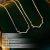 Banyan Tree S925 Silver Deer Antler Necklace with Diamond - Women's Fashion Clavicle Chain Holiday Gift