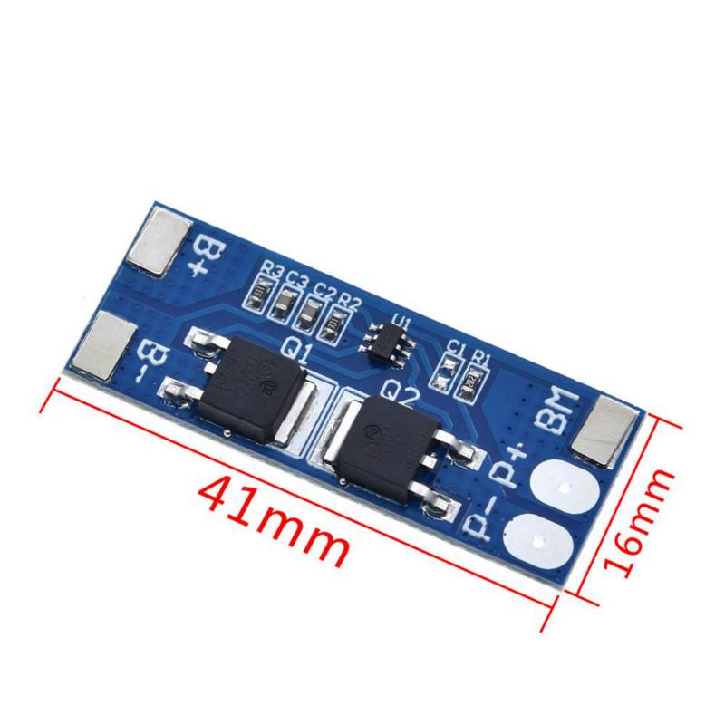 2S 8A Li-ion 7.4v 8.4V 18650 BMS PCM 15A Peak Current Battery Protection Board Bms Pcm For Li-ion Lipo Cell Pack