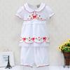 Newborn Kids Girl 2Pcs/Set Short Sleeve Shorts Cotton Spring And Summer Autumn Shirt Bell Bottoms Lace Lacework Clothing