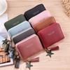 Mini Tassel Coin Card Wallet Women Fashion Purse Female Short Mini Wallets Korean Students Purse Female Small Wallet for Women