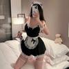 Cosplay Lingerie Women Sexy Lace Backless Kawaii Lingerie Cute Maid Uniform Set Exotic Costume