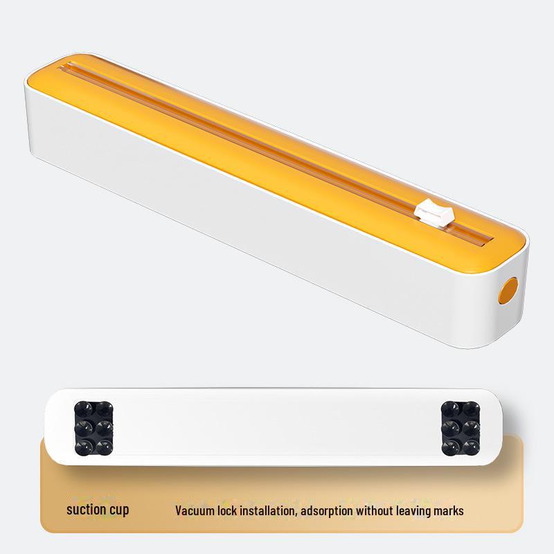 Magnetic Adjustable Kitchen Film & Foil Cutter with Storage Box