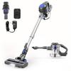 MOOSOO XL-618A Cordless Stick Vacuum Cleaner, 12KPa Strong Suction, 30min Max. Runtime, 120W Brushless Motor