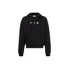 Off-White Acrylic Arrow Over Hoodie Black/Fuchsia Men Tops OMBB037F21FLE0151032