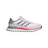 Adidas Golf S2G SL Leather Golf Shoes, Size 24, Men's, White/Grey Three/Lucid Red, Size 26.0 Cm, 2E