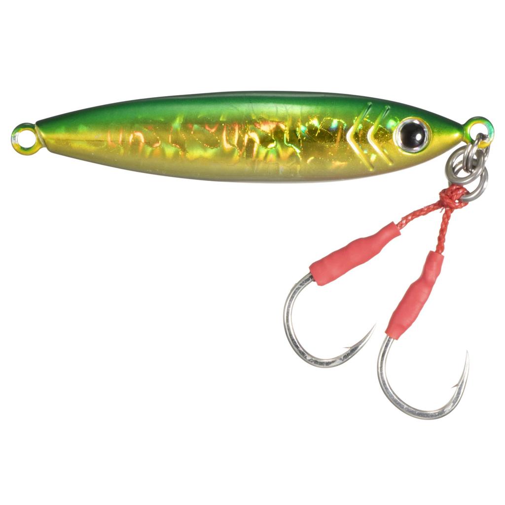 Major Craft Metal Jigpara TG Tungsten Green Lure Jig, JPTG-80 Gold, 80g, #11