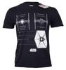 Star Wars T Shirt Tie Fighter Black New Official