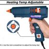 150W Hot Melt Glue Gun with Temperature Adjustable Control Professional Melting Tool for Home DIY Repair Industrial Manufacture