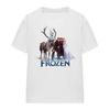 Frozen Womens/Ladies Elsa Anna Kristoff Olaf Group Shot T-Shirt