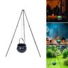 Halloween Witch Cauldron with LED Lights Terrifying Candy Bucket for Outdoor Indoor Festives Party Decorations