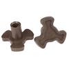 2Pcs 17Mm Microwave Oven Turntable Roller Guide Support Coupler Tray Shaft