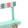 Dollhouse Miniature Wooden Ice Cream Van Little Decorative Miniature Scene Prop