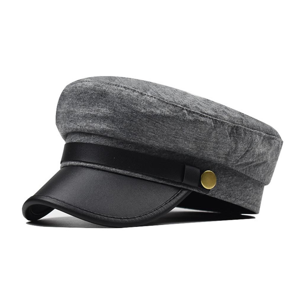 Men's And Women's Cap Vintage Beret Cap Flat Top Comfortable Breathable Cap