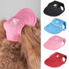 Adjustable Dog Cap Solid Color Dogs Sun Hat Sun Bonnet Pet Baseball Hat Outdoor