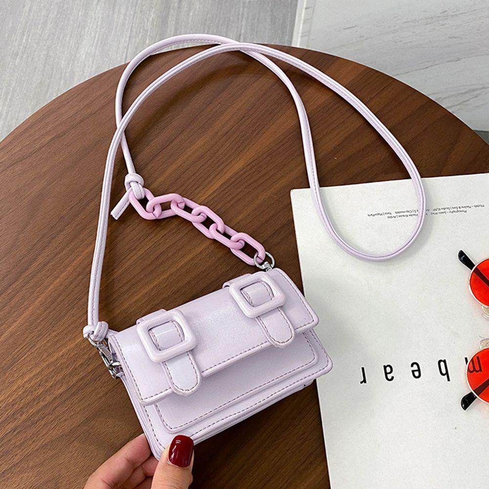 Mini Small Messenger Bags for Women Girl Chain Purse PU Leather Handbag Ladies Girl Crossbody Bags