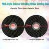 3-Inch Mini Angle Grinder Disc: Cutting, Grinding, Polishing - 75mm, 16mm Inner Diameter