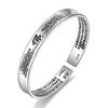 Bracelet Plated Buddha Sutra Buddhist S999 Silver Unisex Bracelet Buddhist Sutra Bracelet Buddhist Sutra Bracelet Buddhist Silver Bracelet