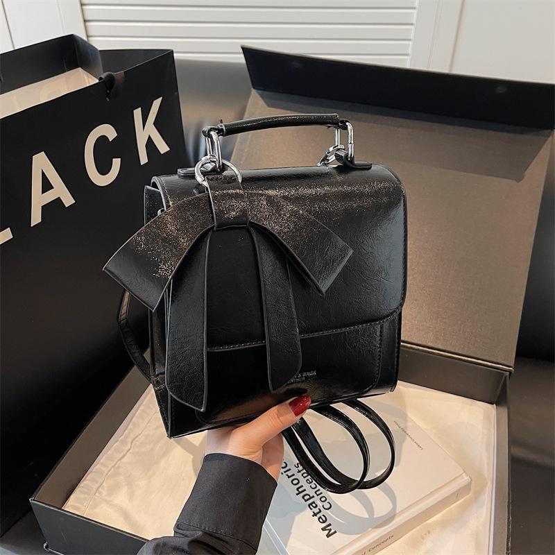 Bow Backpack Women's Fashion Schoolbag Going Out Shoulder Backpack