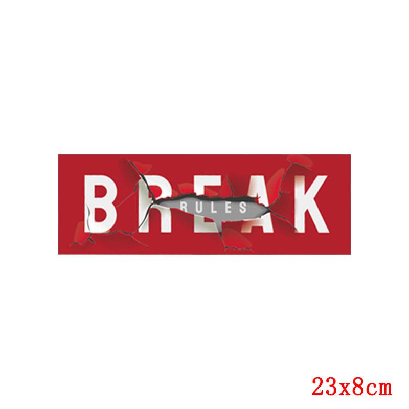 Fashion Patch Letters Thermo Patches On Clothes Flower Heart Thermal Applique For T-Shirt Sticker Iron On Transfer For Clothing