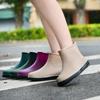 Fashion Women's Rain Shoes Short Tube Outer Wear Water Shoes Warm Non-slip Rain Boots Waterproof Boots Kitchen Car Wash Work Rubber Shoes