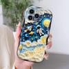Cartoon Pattern Cream Texture Casing Wavy Edge Soft Silicone Cover Phone Case for OPPO Reno Realme OnePlus Vivo