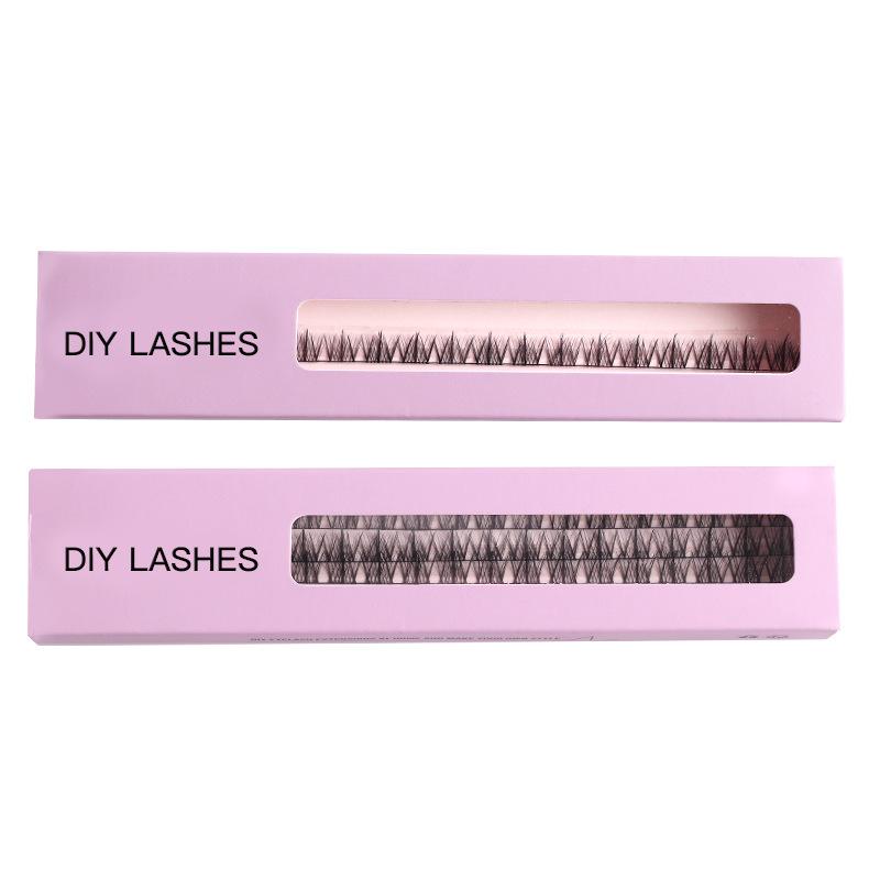 Lazy Trilogy False Eyelashes Diy Fairy Hair Self-Grafting Segmented Eyelashes Fishtail Natural Eyelashes