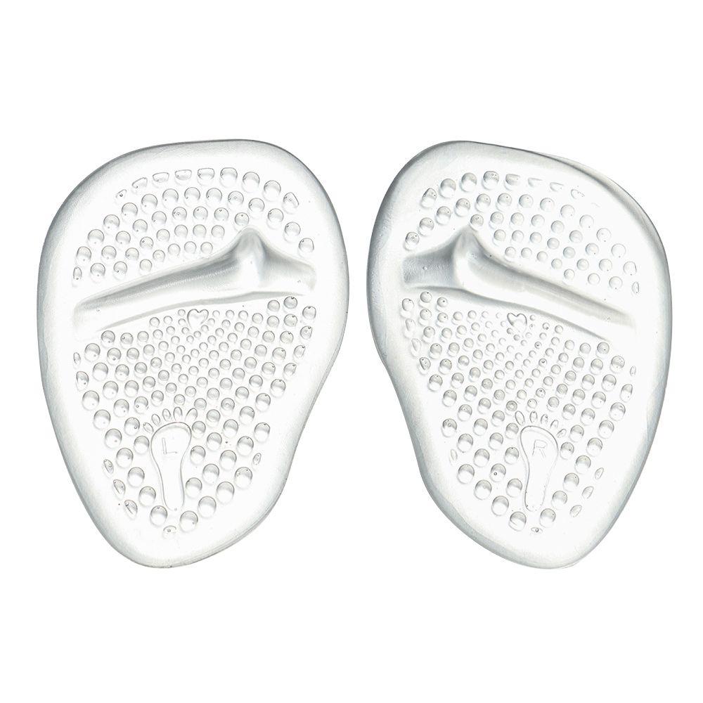 Sandals Anti-Slip Adhesive Forefoot Shoe Pad Silicone Gel Insoles Half Size Shoe Pad Foot Protector