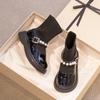 Retro New Autumn Children's Socks Boots Girls Non-slip Fashion Short Boots Girls Classmates