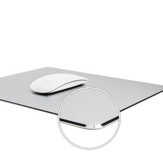 Slim Sleek Anti-Slip Aluminum Alloy Computer Gaming Mouse Pad Mat Mice Mousepad