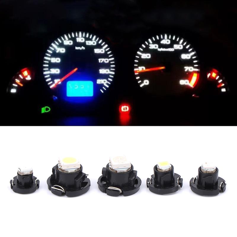 10PCS LED T3 T4.2 T4.7 Meter Bulb Instrument 3528 Neo Wedge Warning Switch Radio Dashboard Indicator Panel Lamp Car Lights