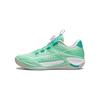 Li Ning Kids Logo Letter Non-Slip Wear-Resistant Support Low-Top Basketball Shoes Kids Basketball Shoes Clear-Water-Green YKBU075-5