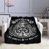 Satanic Gothic Witchcraft Blanket Ouija Board with Hands Occultism Flannel   Soft Four Seasons Portable Camping
