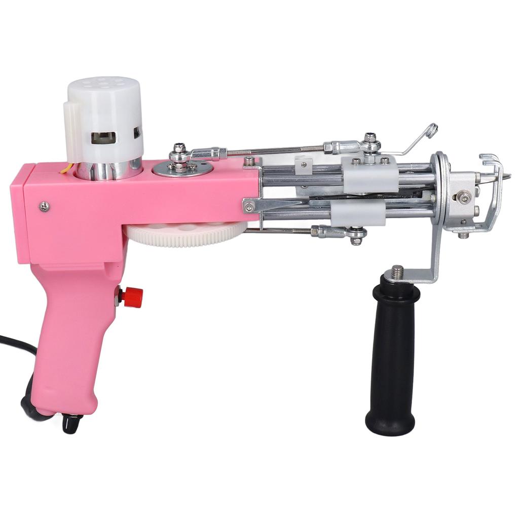 2 In 1 Rug Tufting Machine DIY Hand Crafted Adjustable Speed Flexibility Electric Carpet Gun