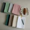 Nordic Style Cotton Rectangular Plain Waffle Tea Napkins Kitchen Napkins and Napkins