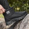 Fashion Waterproof Snow Boots for Men Winter Non-Slip Thicken Plush Ankle Boots Male New 2025 Outdoor Keep Warm Cotton Padded Shoes Man