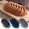 Silicone Bread Loaf Pan With Fluted Design, Food Grade Non-Stick Silicone Baking For Cake, Metal Reinforced Frame Secure
