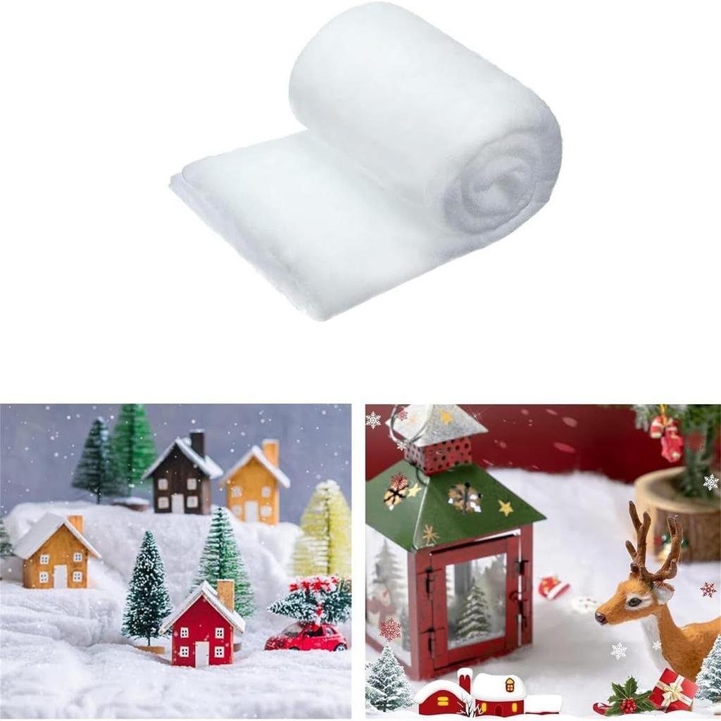 Christmas Snow Blanket Roll , Fake Snow Blanket Large Artificial Snow Roll For Christmas Decoration, Village Displays, Under The Christmas Tree