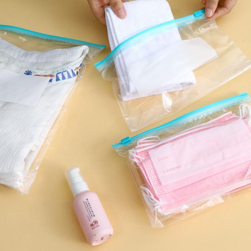 20Pcs Wrap Plastic Packaging Bags Food Storage Bag Reusable Freezer Sandwich Sealing Bag Kitchen Refrigerator Food Preservation