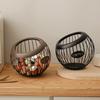 1pc Creative Iron Coffee Capsule Organizer Fruit Snack Storage Rack Multifunctional Hollow Pod Diagonal Basket Household Goods