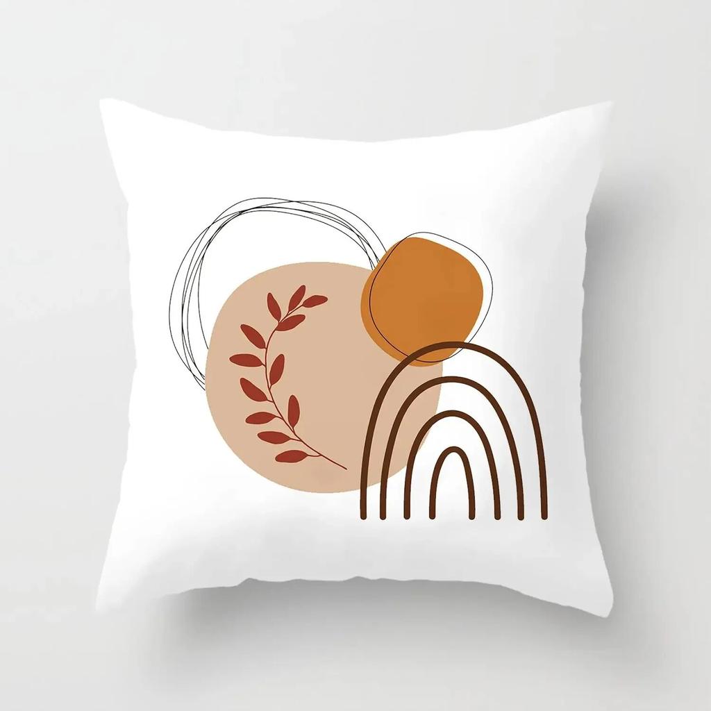 Bohemian Home Decor Pillow Case Abstract Simple Geometric Print Throw Pillow Case Bedroom Room Living Room Sofa Cushion Cover