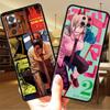 Luxury Black Phone Case For Xiaomi Redmi Note 11 10 9 8 7 Pro 9S 9A 9C 10s 8T K40 10C 10S Funda Cover Anime Chainsaw Man