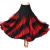 Women Dancing Costume Flamenco Waltz Ballroom Dance Skirt Classical Big Swing Spanish Long Skirt
