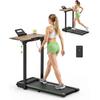 Akluer P3-D Walking Pad Treadmill with Adjustable Desk,Foldable Treadmill with Remote Control