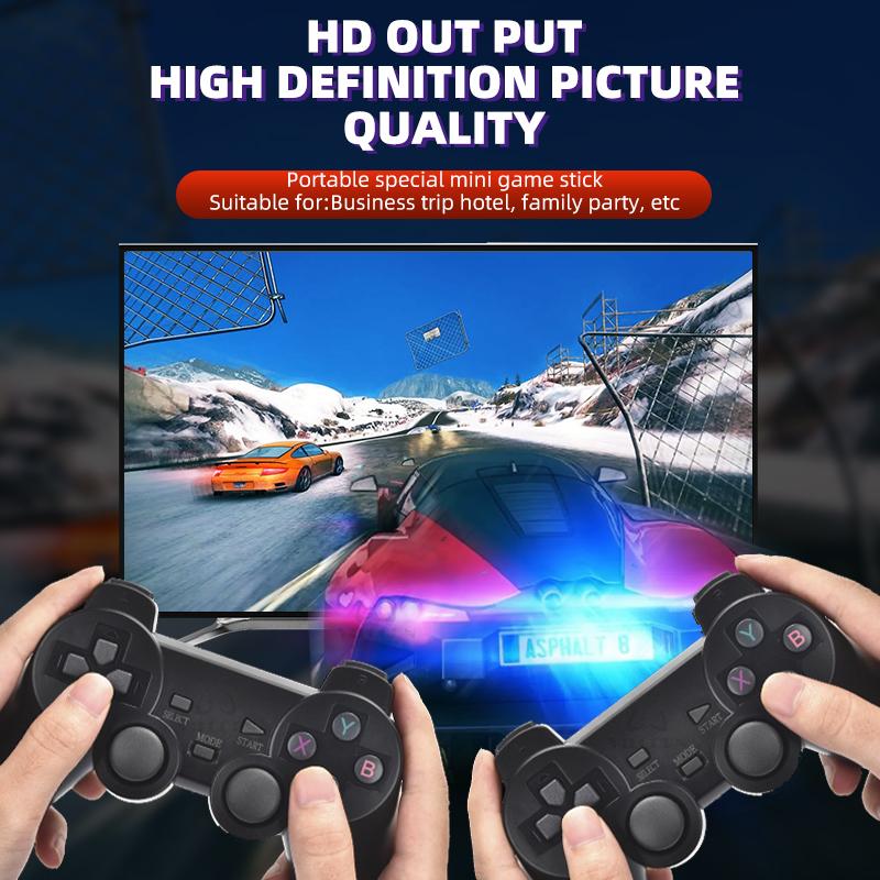 Video Game Console TV HD Game Stick 4K 256GB 54000 Retro Portable Gaming 50 Emulators For NDS PSP PS1 N64