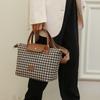 Shoulder Bag Women's Houndstooth Handbag Large Capacity Tote Bag