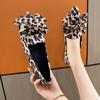 New Style Fashion Women's Shoes Leopard Print Women's Flats Hot Sale Butterfly-knot Popular Sexy Pointed Toe Flats Low Heels