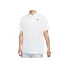 Dri-Fit Victory Solid Logo Print Quick-Dry Breathable Short Sleeve Polo Men Tops White DH0823-100