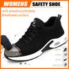 Anti-Puncture Men's Work Shoes Steel Toe Men's Safety Shoes Lightweight Slip Resistant Shoes Man Sneaker