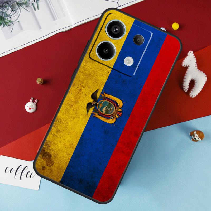 Ecuador Flag Case for Xiaomi Redmi Note 13 12 10 8 9 11 Pro 12S 10S 11S Redmi 13C 10A 10C 9C 12C Cover