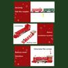 Kids Electric Train Toy Kit with Track Accessories Toddlers Educational DIY Track Building Christmas Mini Classical Train Toy with Light Music